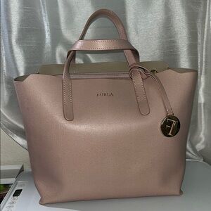 Furla Women's Pink Tote Bag
